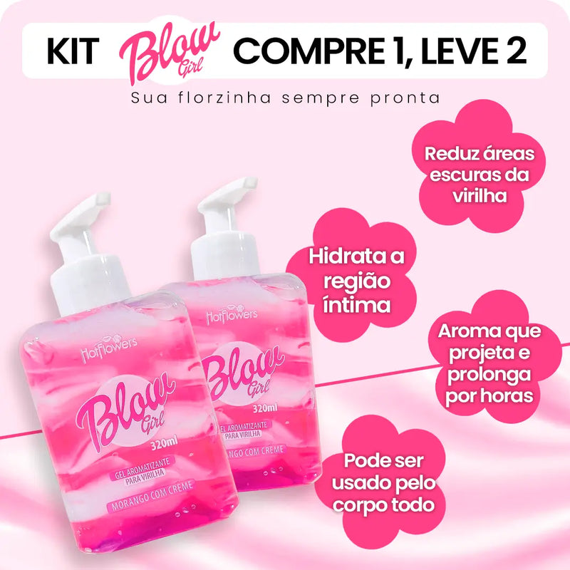 Kit Blow Girl | Gel Creme Aromatizante para Área Íntima