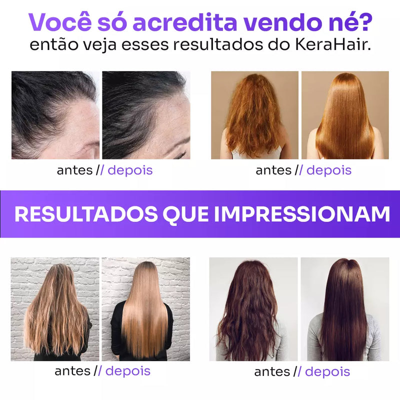 Cabelos Lindos e Revitalizados - KeraHair