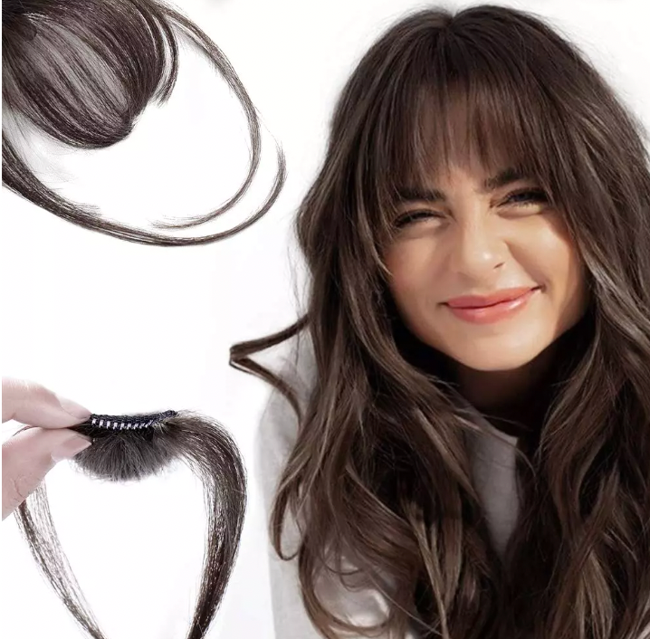 ClipHair Extensão de Franja - [COMPRE 1 LEVE 2 + BRINDE]
